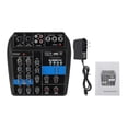thumbnail image 4 of Soporte para computadora, 110-220 V, 4 canales, mini mezclador de audio Bluetooth, consola de mezcla, 4 of 5