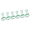 thumbnail image 3 of Paper Binder Clips, Metal Hollow Binder Clips Strong Clamping Force Sturdy Beautiful Easy To Handle 50Pcs  For Clothes Green,Purple,Silver, 3 of 8