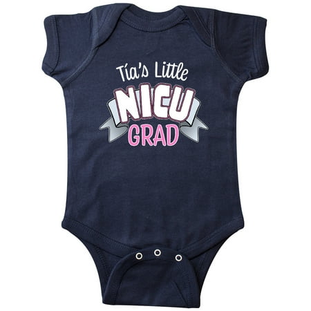 

Inktastic Tía s Little Nicu Grad in Pink with Banner Gift Baby Boy or Baby Girl Bodysuit