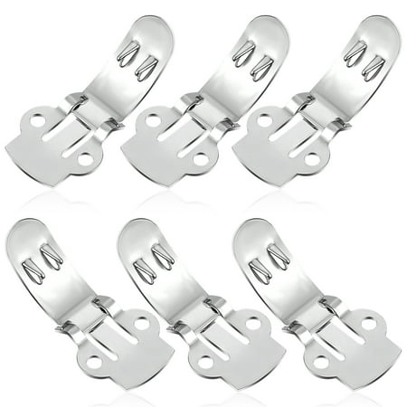 

25 Pcs Shoe Clips Blank Stainless Steel Shoe Clamps Shoe Buckles for DIY Shoe Supplies