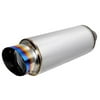 Spec-D Tuning MF-RS341T Fireball-Style Muffler with Burnt Tip for All, 6 x 7 x 21 in.