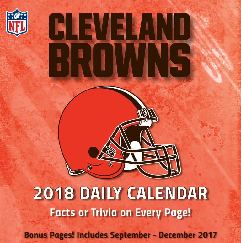 Nfl Cleveland Browns Desk Calendar 2018 By Nfl Cleveland Browns Desk Calendar