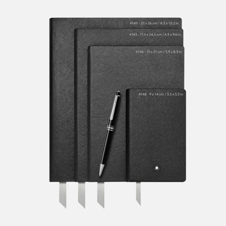 Montblanc Notebook #146 ダークグリーン Gourmet Pens: Review: Montblanc #146 Flannel Notebook