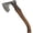 Brown & Silver, variant on India Made AX-6801 Nylon Fiber Black Coated Camp Axe