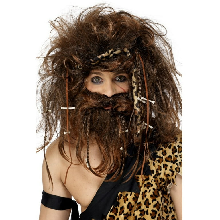 Crazy Caveman Set Adult Brown Crazy Caveman Set Adult Brown