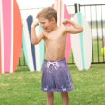thumbnail image 4 of FORMRS Boys Swim Trunks Quick Dry Mesh Liner Boardshorts Sizes XS-XL, Purple Forest, 4 of 7