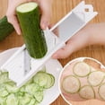 thumbnail image 6 of 2 pack Cucumber Potato Slicer Cutter Peeler Food Facial Mask Beauty with Mirror, 6 of 7