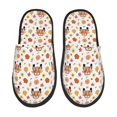 

Adobk Cute Gnomes In Red Truck Print Slippers Indoor Outdoor Retro Slippers House Soft Fluffy Slides Cushion Furry Slippers-Medium
