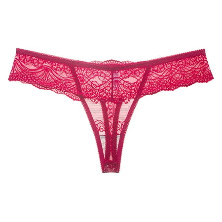 Bigersell Underwear Sets for Women Clearance Cotton Underwear Women G-Strings Panty Style P-347 Nylon Brief Panties Ladies Thongs Seamless Briefs Mid Waist Women s Bikini Panties Hot Pink XL