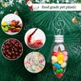 thumbnail image 5 of Visland 3.4 Inch Christmas Fillable Clear Bulbs Ornaments, Plastic Hanging Light Bulb Ornaments with Screw Off Cap and Ribbon for DIY Crafts Candy Home Xmas Tree Party Decor, 5 of 10