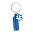 thumbnail image 1 of Llavero conmemorativo con forma de pata de perro, colgante de joyería para cenizas, práctico colgante de joyería Azul, 1 of 9