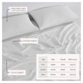 thumbnail image 7 of Linen Blend 4-Piece Sheet Set, Cooling & Breathable TENCEL™ Lyocell & Linen Blend, Queen, White, 7 of 7