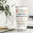 thumbnail image 5 of Retired Grandma Gifts - Birthday Christmas Gifts for Grandma Mom Nana Mimi From Daughter Son Grandkids - Best Grandma Ever Mothers Day Gifts For Grandma Cup Stainless Steel Tumbler 20oz, 5 of 6
