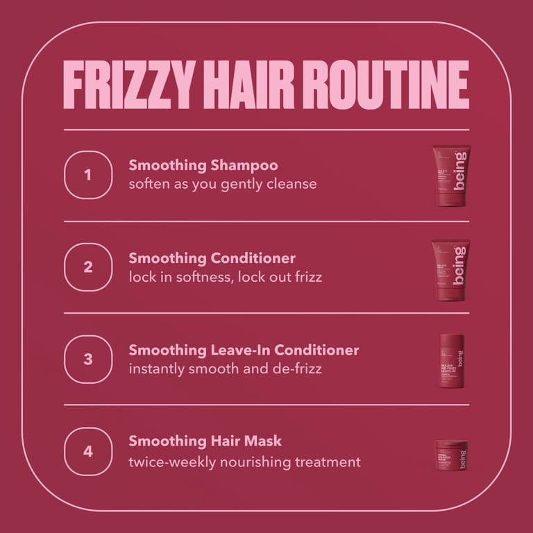 being MEGA NO-FRIZZ Smoothing Hair Mask with Jojoba and Almond Oil