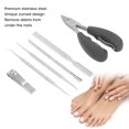 thumbnail image 3 of Kit de cortaúñas de los pies juego de cortaúñas curvo de 6 piezas para podólogo para encarnados ANGGREK Otros, 3 of 8