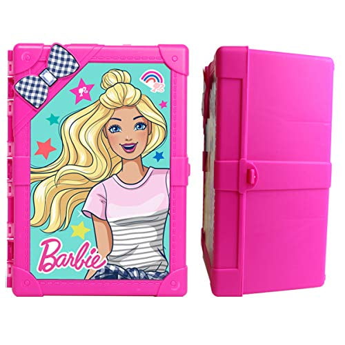 Barbie 8-Doll Multi-Compartment Storage Case with New and Improved Latch 