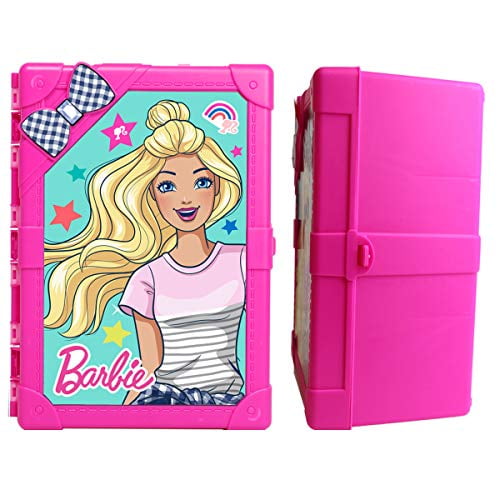 Barbie 8-Doll Multi-Compartment Storage Case with New and Improved