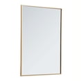 thumbnail image 5 of Metal frame rectangle mirror 30 inch in Sliver, 5 of 7