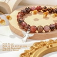 thumbnail image 4 of Sympathy Gift for Loss of Loved Ones, Natural Stone Bracelets Memorial Bereavement Gifts for Women/Girls, 4 of 7