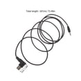 thumbnail image 2 of OUNONA Cable Extensión Midi Para Equipos Dj Con Conector Ángulo Derecho Y 3.5 Mm Negro, 2 of 8