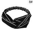 thumbnail image 2 of Turban pour Femmes Bande pour Cheveux Respirante Absorbante Bandeau Floral pour Cheveux Bandeau de Course, 2 of 10