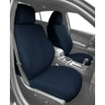 thumbnail image 2 of CalTrend Front Sport Buckets Faux Leather Seat Covers for 2005-2009 Mini Cooper - BM114-04LX Blue Insert and Trim, 2 of 3