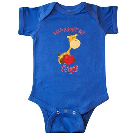 

Inktastic Wild About my Gigi Gift Baby Boy or Baby Girl Bodysuit