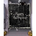 thumbnail image 3 of Halloween Shower Curtain Set ，Waterproof Fabric Shower Curtains Bat Arachnid Web Shower Curtains for Bathroom,Bathroom Decor 54x"78", 3 of 6