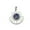 Blue Spot, variant on Natural Crystal Quartz Stone Bead Sun Pendant Magic Chakra Reiki Healing Amulet-Black Agate