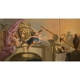 thumbnail image 2 of After Jacques De Lajoue 14x9 Gold Ornate Wood Frame and Double Matted Museum Art Print Titled - An Allegory of Astronomy, 2 of 4