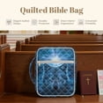thumbnail image 7 of Xixirimido Bible Cover Case Large Quilted Bible Carrying Case with Handles, Bible Study Supplies & Accessories Christian Gifts for Church, Wolf & Cross, 7 of 7