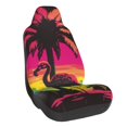 thumbnail image 1 of Wukai Flamingo And Palm Trees At Sunset Full Set Car Seat Covers with Soft Padding Universal Auto Front Seats Protector and Cushion Mat, 1 of 5