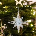 thumbnail image 1 of Colgante de Navidad con lentejuelas Perfecl Estrella de ocho ángulos 14 cm x 14 cm, 1 of 8