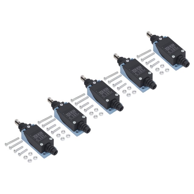 5 interruptores de límite momentáneos, interruptor de recorrido, brazo de palanca de rodillo ajustable para fresadora CNC, enrutador láser de plasma de 380 V