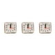 thumbnail image 3 of Reloj despertador cuadrado Matsuzay blanco 3Conjunto, 3 of 6