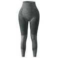 thumbnail image 4 of larppty Anti Cellulite 3D Leggings Womens Butt Lifting Tummy Control Resistance Band Compression Cellumove Yogo Pants（Grey， L）, 4 of 5