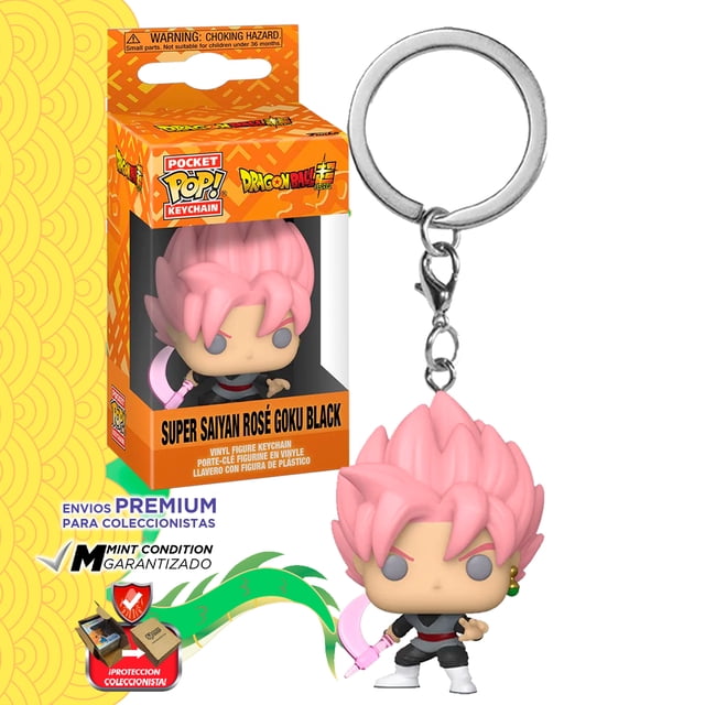Llavero Goku Black Super Saiyan Rosa Funko Pop Dragon Ball Super Original Anime