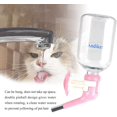 thumbnail image 4 of Dispensador de agua para mascotas sin goteo, hervidor para mascotas que se puede subir y bajar (rosa), 4 of 5