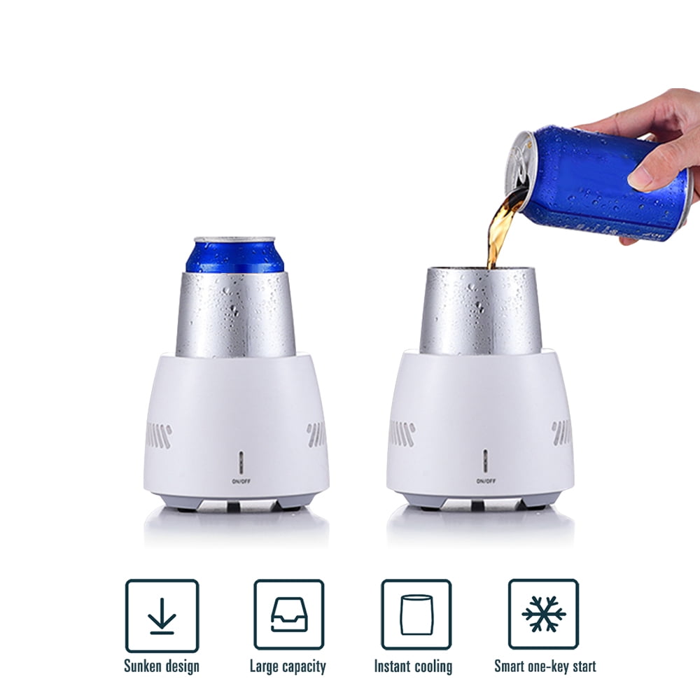 Wine Bottle Coolers Barware Iced Beer Wine Beverage Electronic Bottle Chiller Portable Mini Car