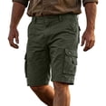 thumbnail image 2 of Sentmoon Gym Shorts Men Summer High Waist Mens Shorts Athletic Solid Color Regular Fit Breathable Board Shorts with Pockets Holiday for Lounge and Comfort, 2 of 9