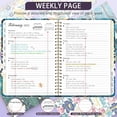 thumbnail image 4 of BinKFF 2025 Planner, Academic Planner 2025, Weekly and Monthly Planner, Jan.2025 to Dec.2025, A5 Size, Daily Planner for School, Teacher, Office, Flexible Cover, Twin-Wire Binding, 4 of 7