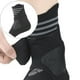 thumbnail image 3 of Soporte de tobillo Sunnimix Protección transpirable Elástico Cómodo Envoltura de pie Protector Correa de pie para gimnasio Rayas S gris, 3 of 8