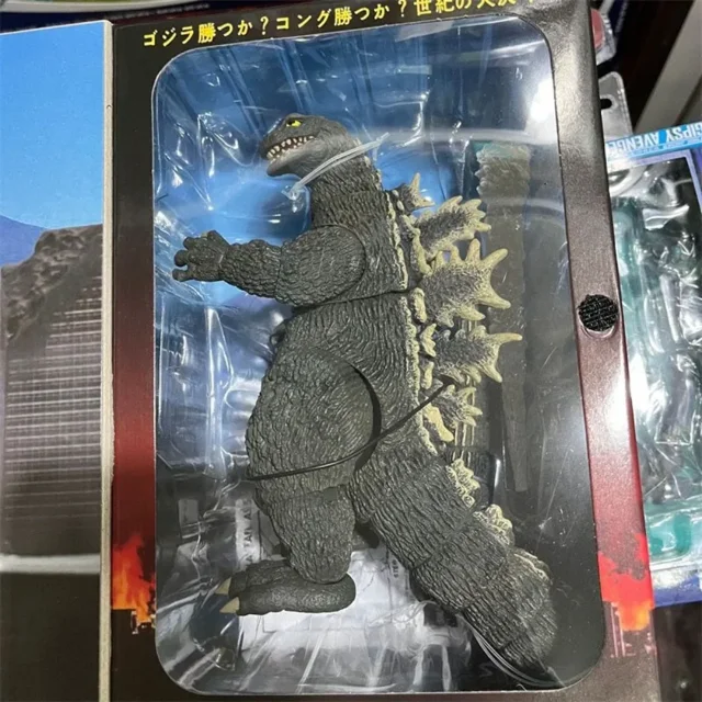 NECA-figura de acción móvil de Godzilla, modelo de estatua de colección, adornos decorativos, 6 pulgadas, versión de película, regalos, 1962