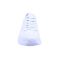 thumbnail image 2 of Tenis escolar Audaz para niño de corte piel blanco Mulán con ajuste agujetas, 2 of 4