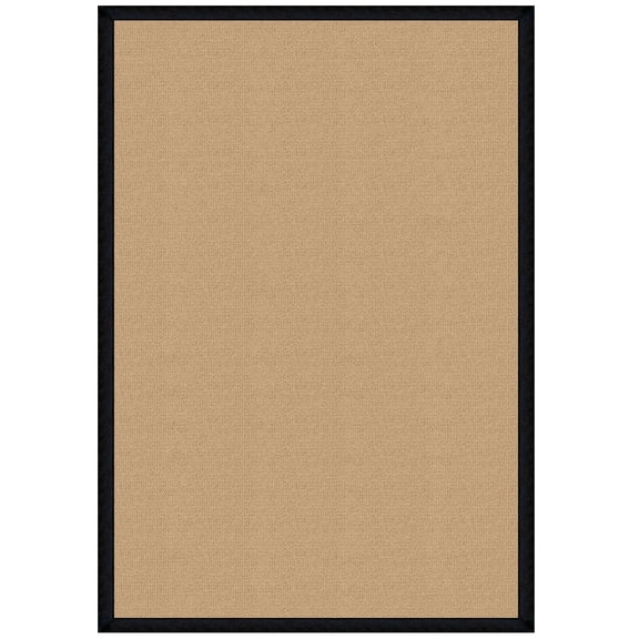 Linon Athena Sisal & Black 4x6 Area Rug