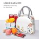 thumbnail image 5 of Disketp Watercolor Floral Bolsa Térmica para Almuerzo, Lonchera con Abertura Amplia y Gran Capacidad, Organizador Reutilizable para Mujeres, Hombres y Adultos, 5 of 6