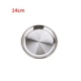 thumbnail image 1 of Naiovety Vajilla de acero inoxidable para acampar, de cena, soporte para contenedor de alimentos, bandeja redonda, para desorden, accesorios carpas No.1 Naiovety OD009364-01, 1 of 6