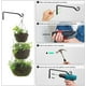 thumbnail image 2 of Ganchos para plantas colgantes de 10 pulgadas, gancho de pared de metal Soporte para colgar plantas Gancho para pastores, para colgar comederos para pájaros, campanas de viento, cestas de flores,, 2 of 4