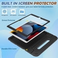 thumbnail image 3 of BMOUO Kids Case for iPad 9th/ 8th/ 7th Generation (2021/2020/ 2019), iPad 10.2 Case with Built-in Screen Protector, Shockproof Handle Stand Kids Case for iPad 9 8 7 Generation 10.2 Inch - Black, 3 of 5