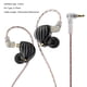 thumbnail image 4 of Bearachild Auriculares intrauditivos con Cable desmontable de 3,5mm, auriculares con cancelación de ruido para teléfono, auriculares dinámicos de 2 pines Electrónica negro normal, 4 of 6